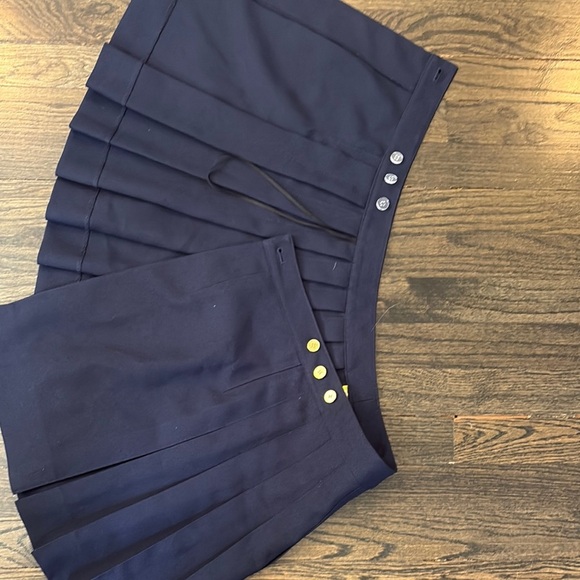 NWT- Juniors Navy Blue Pleated Skirt by Q Mack ( size XS) - Picture 7 of 7
